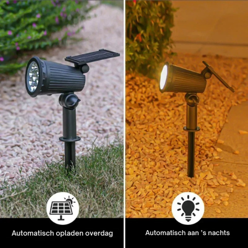 Duurzame Solar Buitenverlichting™ – Heldere LED Spots voor Tuin & Oprit