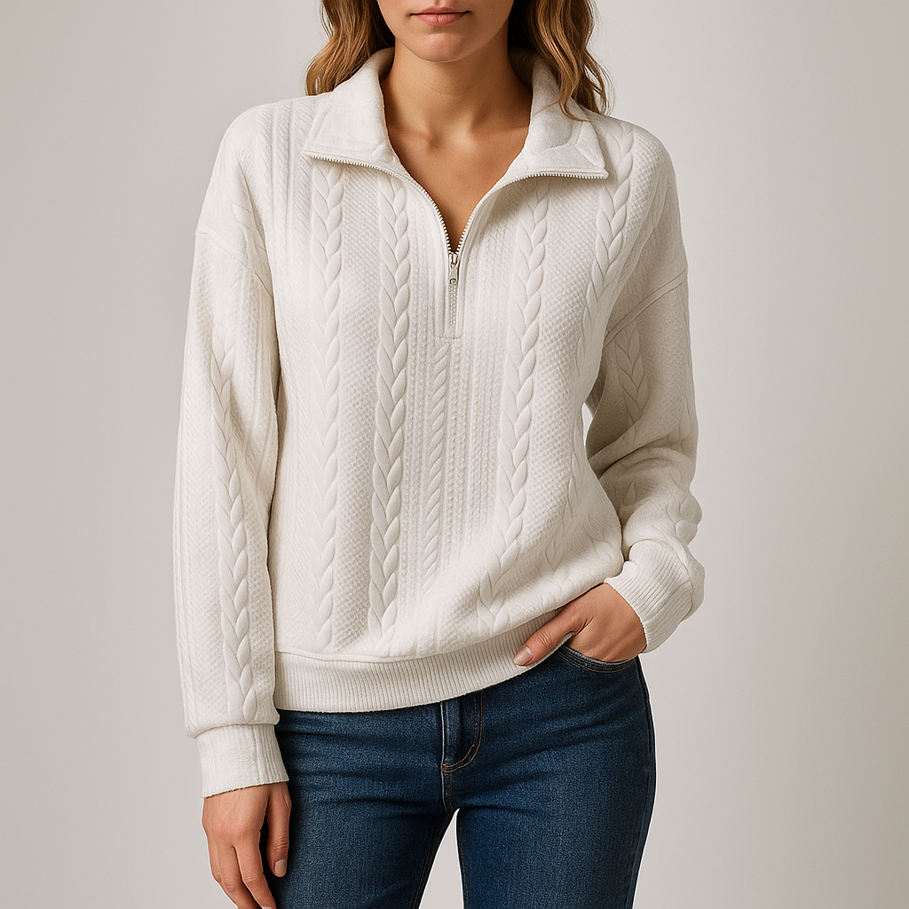 Elara™ Fashion Cardigan Zipper