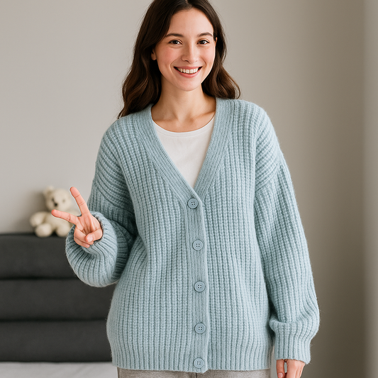 Elina™ Gebreid Knopen Vest