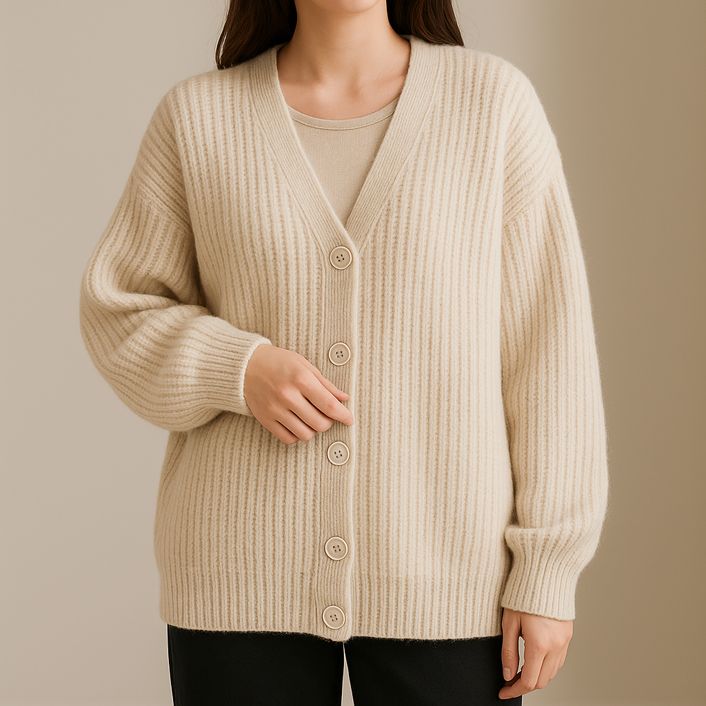 Elina™ Gebreid Knopen Vest
