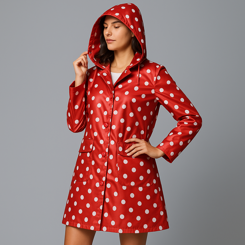 Rosira™ Ademende Fashion Regenjas