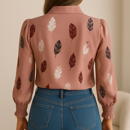 Velyne™ Stijlvolle Verenprint Blouse