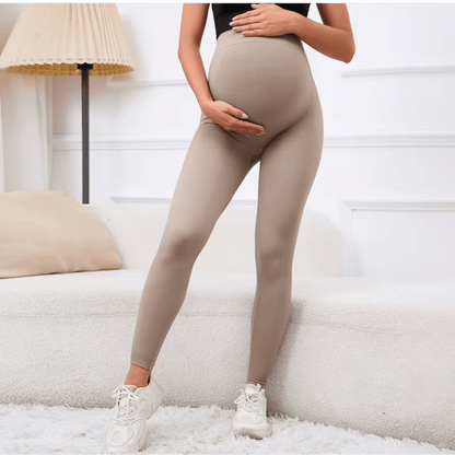 Zwangerschapsleggings – Hoge Taille Leggings met Buiksteun & Comfortabele Stretch
