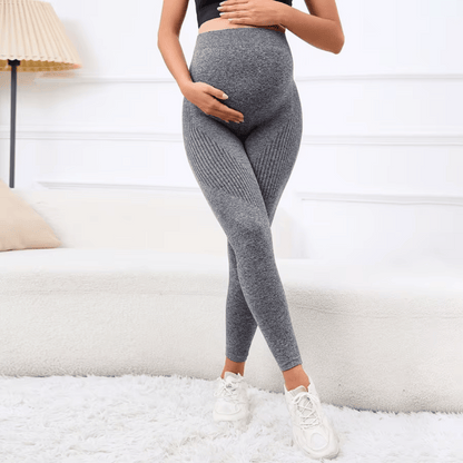 Zwangerschapsleggings – Hoge Taille Leggings met Buiksteun & Comfortabele Stretch