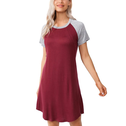 3-in-1 Zwangerschaps- & Voedingsnachthemd – Comfortabel Labor & Nursing Gown met Zipper