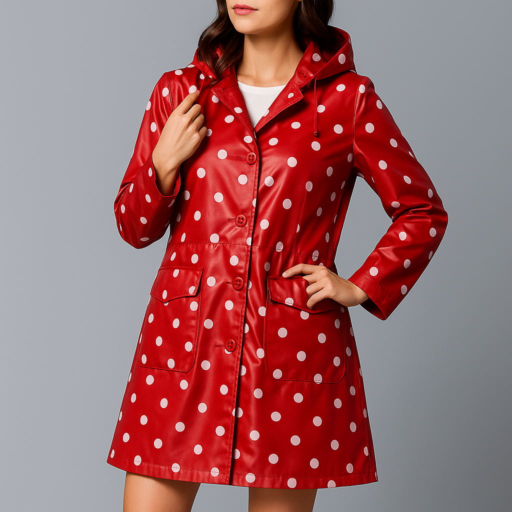 Rosira™ Ademende Fashion Regenjas