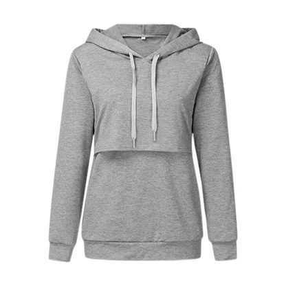 Zwangerschaps- & Voedingshoodie – Comfortabele Hoodie met Borstvoedingsfunctie