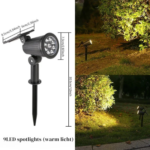Duurzame Solar Buitenverlichting™ – Heldere LED Spots voor Tuin & Oprit
